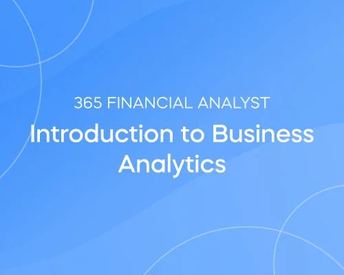 Introduction to Business Analytics