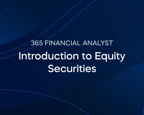 Introduction to Equity Securities