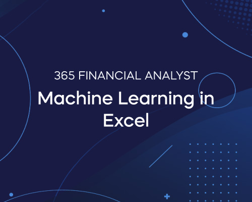 Machine learning fashion in excel