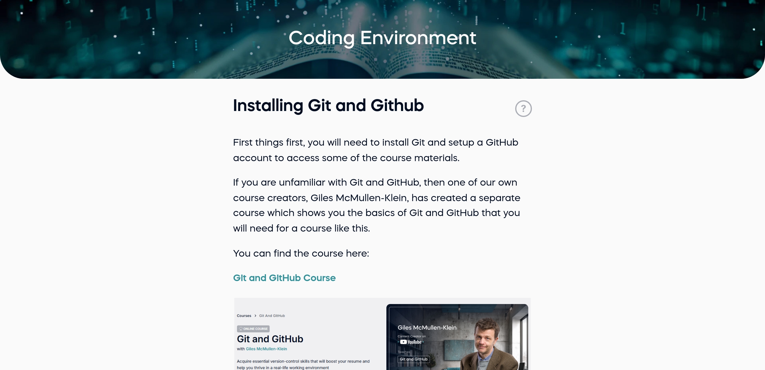 Installing Git and Github