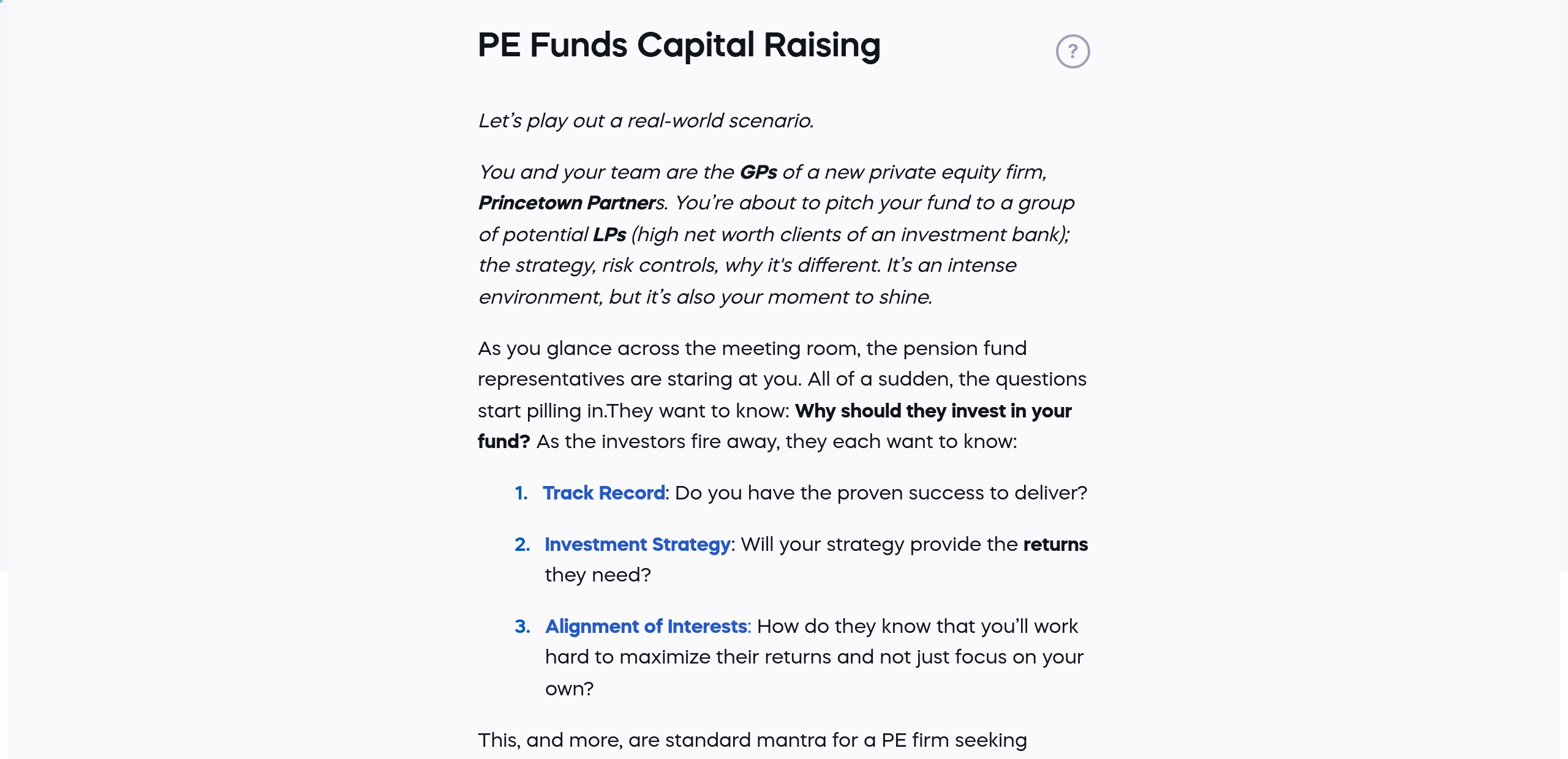 PE Funds Capital Raising
