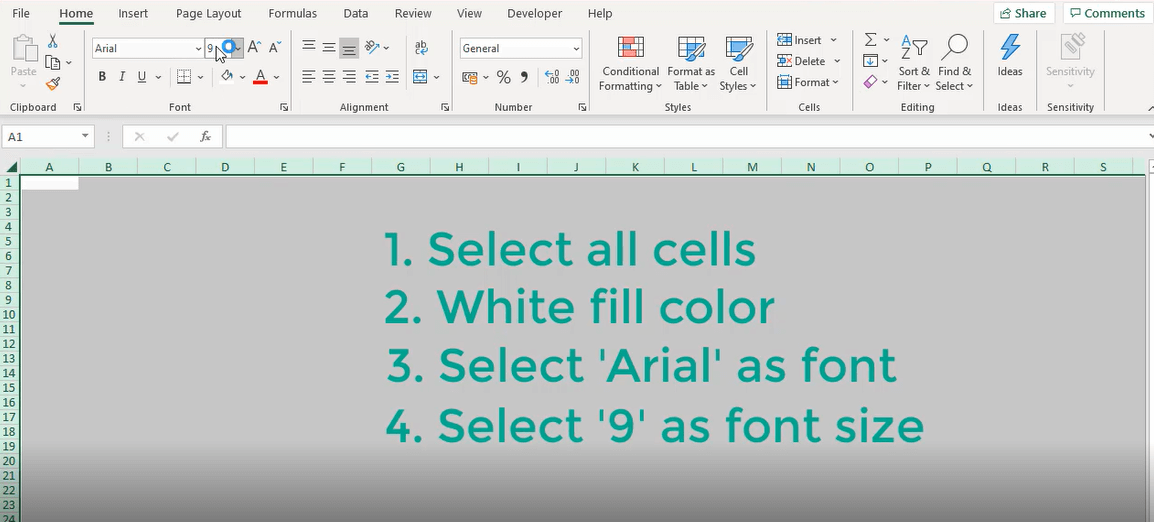 Formatting an Excel Worksheet Professionally – 365 Financial Analyst