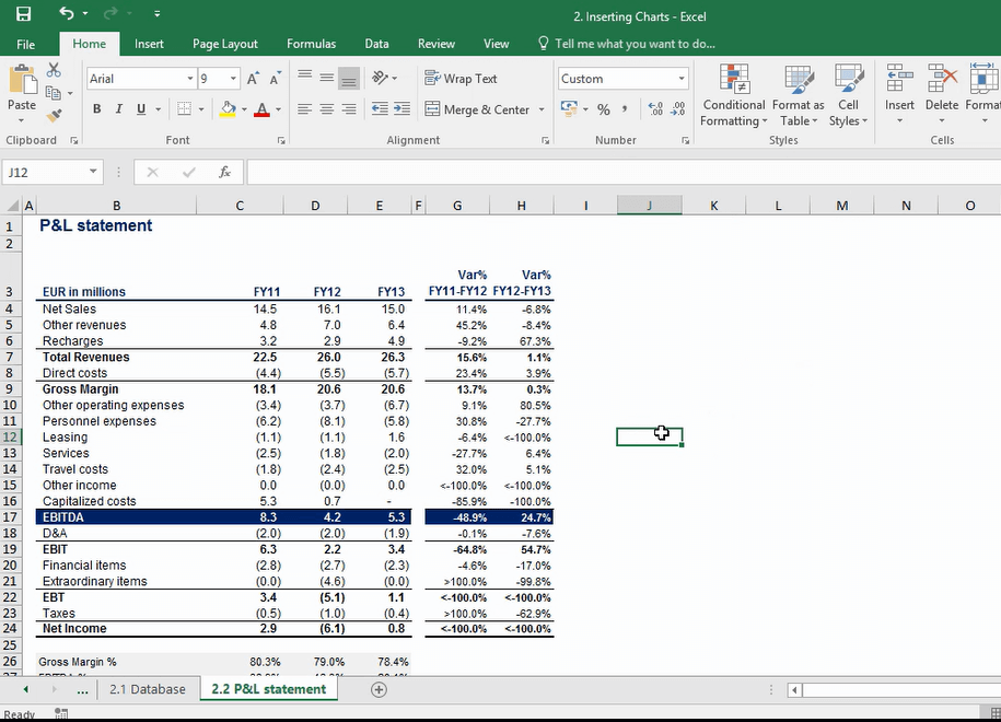 How to Insert an Excel Chart – 365 Financial Analyst