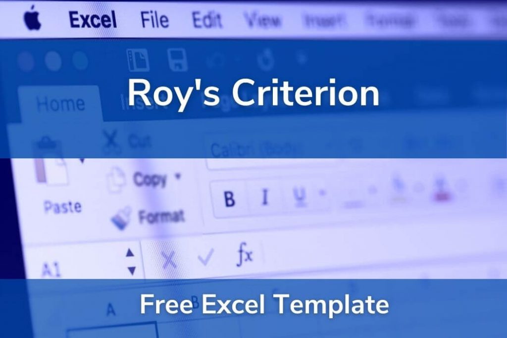 Roy's Criterion