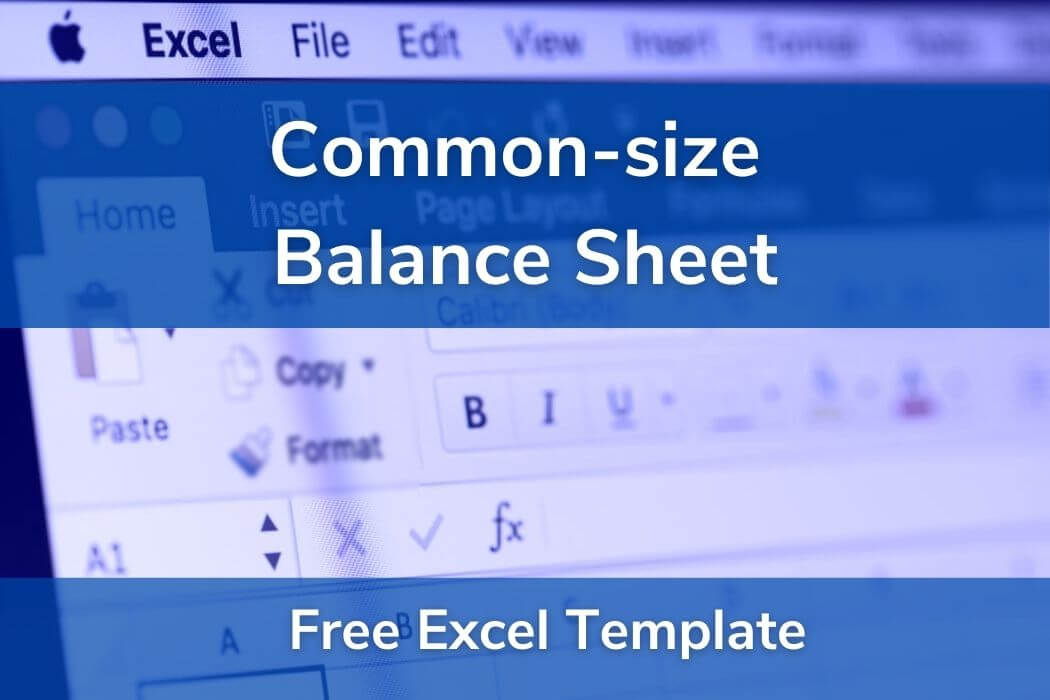 Commonsize Balance Sheet Excel Template 365 Financial Analyst