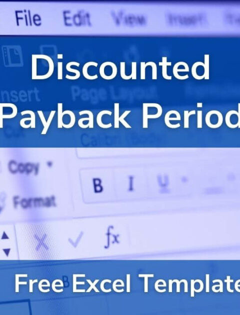 Discounted Payback Period Excel Template 365 Financial Analyst 5418