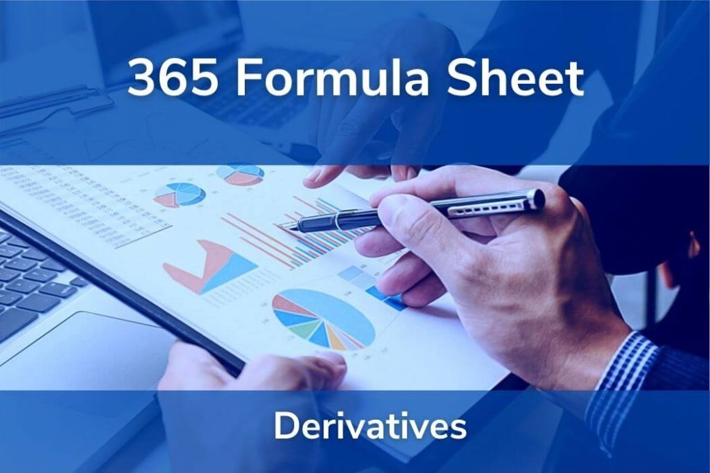 Derivatives • Formulas CFA® Level 1