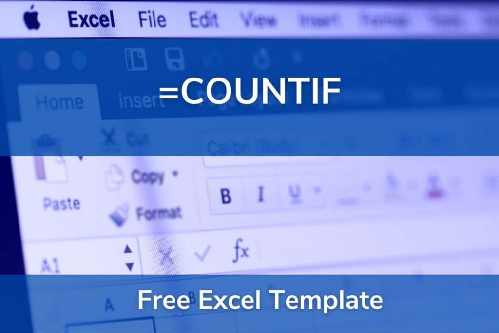 COUNTIF Excel Template 365 Financial Analyst