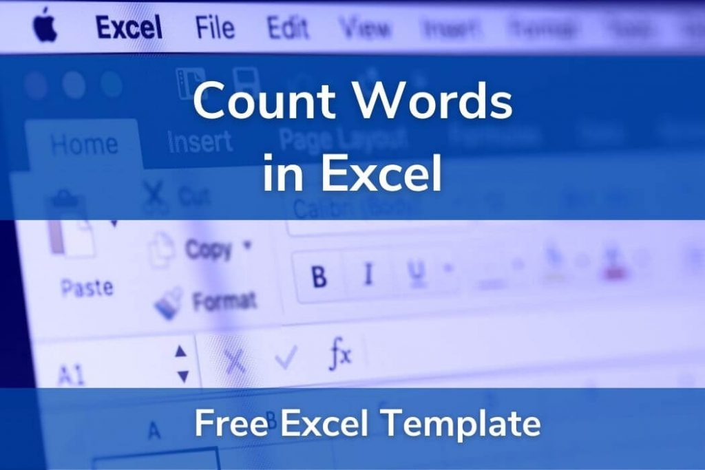 Count Words in Excel