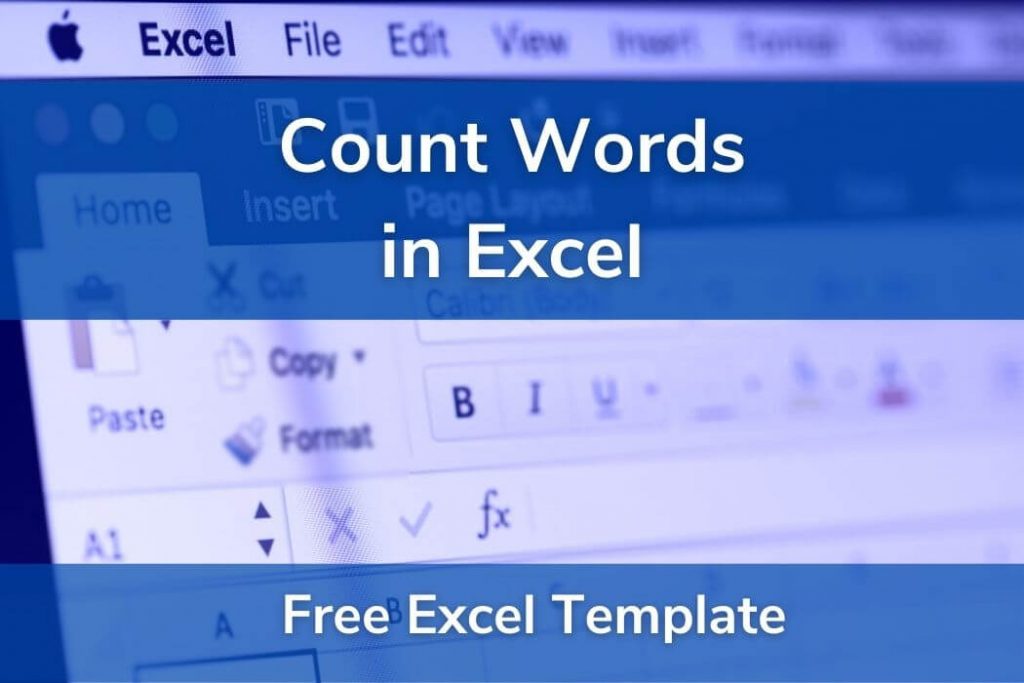 Count Words Excel Function