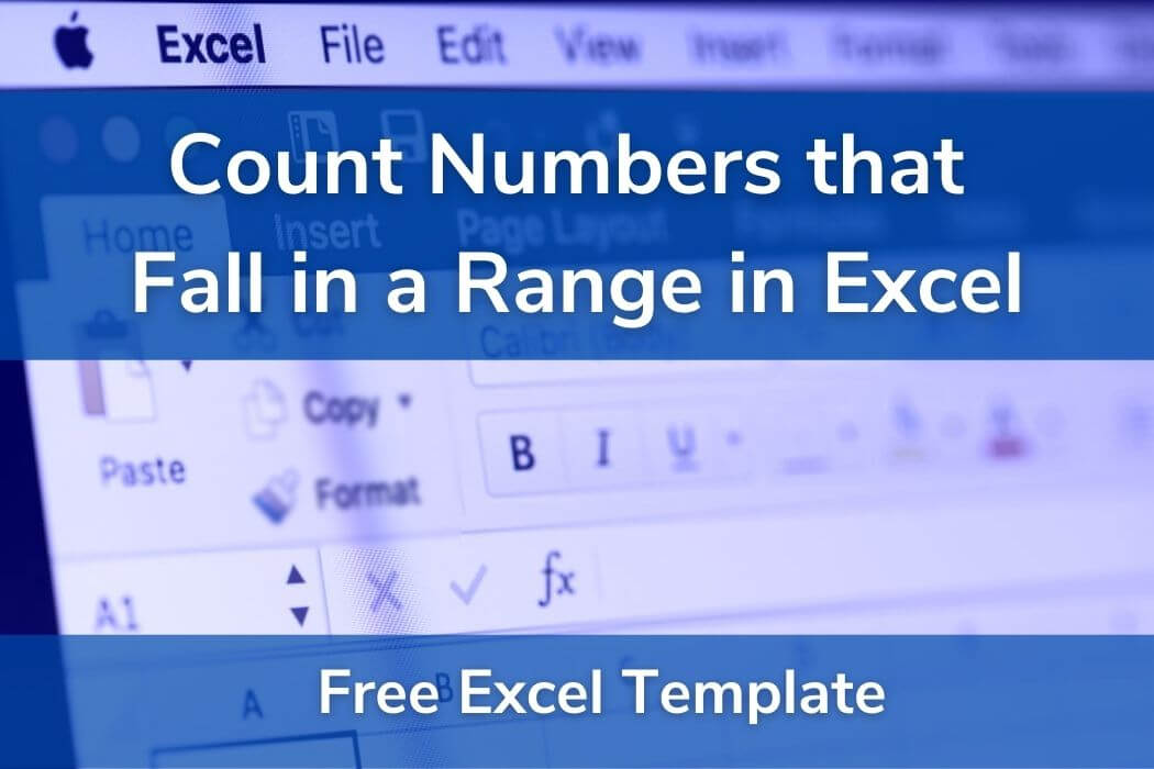 Excel Count Numbers In A Range