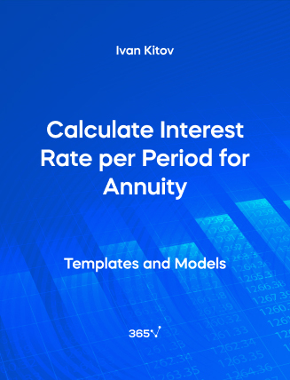 Calculate Interest Rate per Period for Annuity – Excel Template Cover