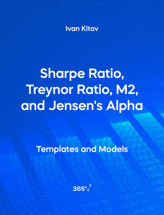 Sharpe Ratio vs Treynor Ratio vs M2 vs Jensen's Alpha – Excel Template Cover