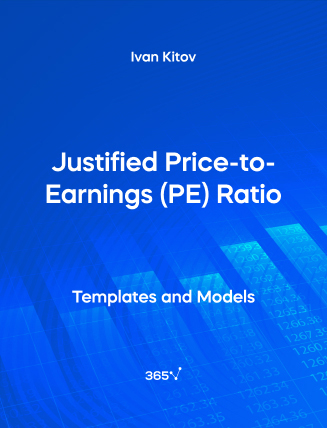 Justified Price-to-Earnings (PE) Ratio – Excel Template Cover