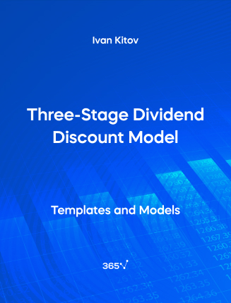 Three-Stage Dividend Discount Model – Excel Template Cover