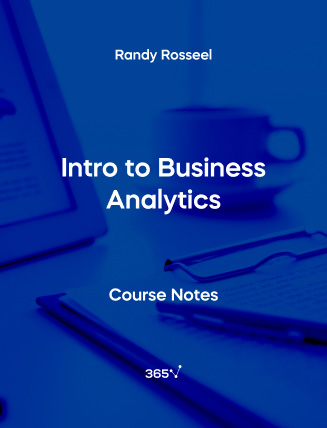 Cover of Course Notes about Introduction to Business Analytics