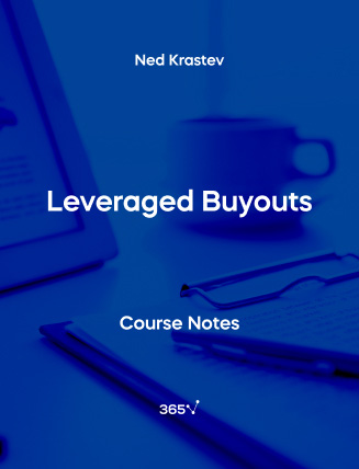 Blue cove for Leveraged Buyouts Course Notes