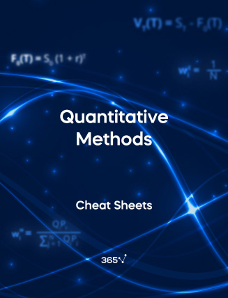 Cover of Quantitative Methods Cheat Sheet